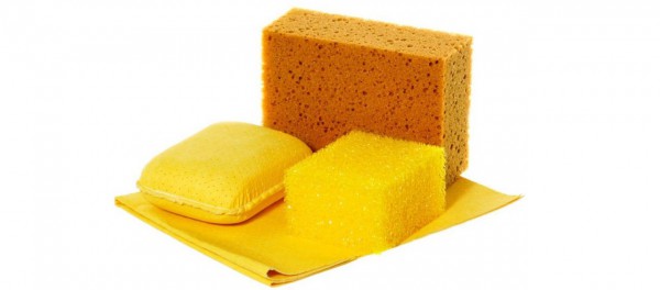 Sponge and Chamois Set - 4-Piece